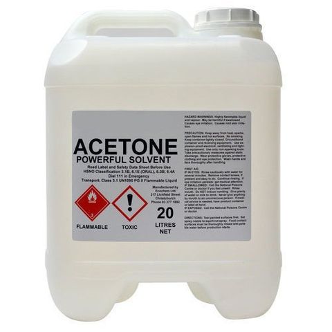 Acetone 19L Item 0215