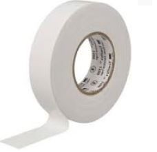 1610 Temflex Electrical Tape White 19mm x 20m