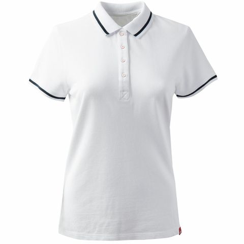 Women's Crew Polo Shirt White 16