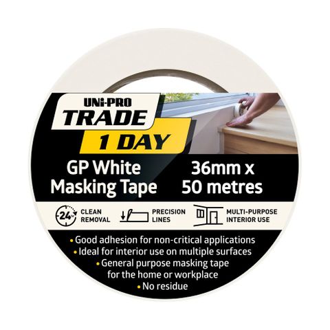 Trade Painters White Masking Tape