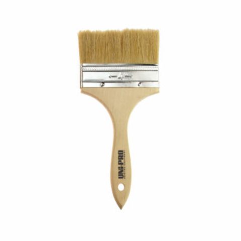 UNi-PRO Chip Brush Unpainted Handle Natural Bristle 100mm