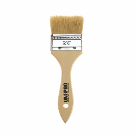 Chip Brush Unpainted Handle Natural Bristle