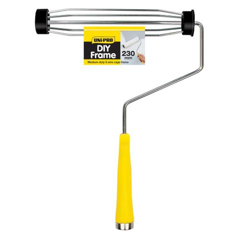 UNi-PRO Paint Roller - Yellow Handle (5 Wire) 230mm