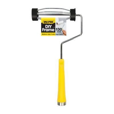 UNi-PRO Paint Roller - Yellow Handle (5 Wire) 130mm