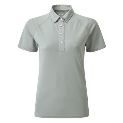 Women's UV Tec Polo Medium Grey 8