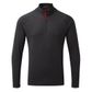 Men's UV Tec Long Sleeve Zip Tee Charcoal XS