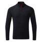 Men's UV Tec Long Sleeve Zip Tee Navy L