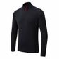 Men's UV Tec Long Sleeve Zip Tee Navy L