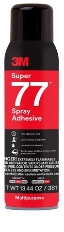 Super 77 Spray Adhesive Multipurpose 374Gm Can