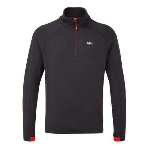 OS Thermal Zip Neck Graphite L