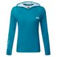 Womens Xpel Tec Hoodie Pool Blue 16