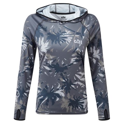 Womens Xpel Tec Hoodie Palm Print 16