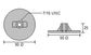 CDZ9-025 Plate Anode (Round)-Thread