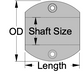 CDZ4-100 Zinc 1 Shaft Anode