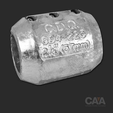 CDZ4-225 2 1/4 Zinc Shaft Anode (Heavy Duty)