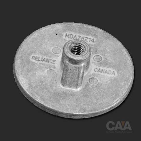 CDA9-025 Plate (round) Aluminium Anode