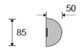 CDZ3-9S Tear Drop Strap Anode 3.2Kg