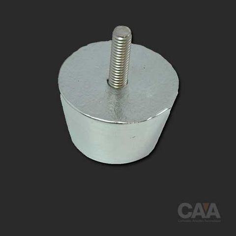 CDZ6C-50B Type 1 Zinc Anode 50mm Dia/Bolt