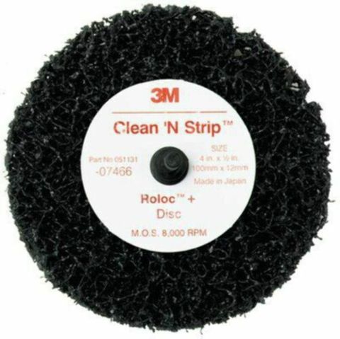 7460 Scotch-Brite Clean N Strip Disc Black 100mm x 6mm