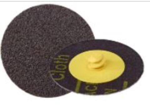 361F 3Mite Resin Roloc Disc P80 Yellow 75mm