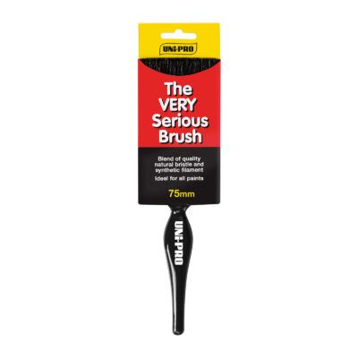 UNi-PRO Very Serious All Paints Brush Natural Bristle 50mm
