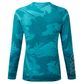 Womens XPEL Tec L/S Top Pool Camo 8