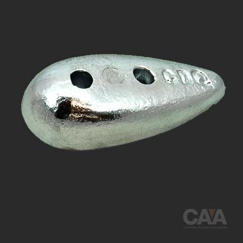 CDZ3-5H Zinc Teardrop Anode Bolt On 0.9 Kg