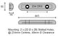 CDZ8-18H Bolt-On Oblong Anode 8Kg