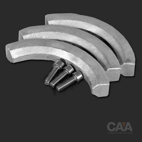 CDZ9-093 Volvo 3 Bladed Folding Prop Zinc