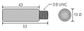 CDZ9-072 Caterpillar Engine Zinc Anode