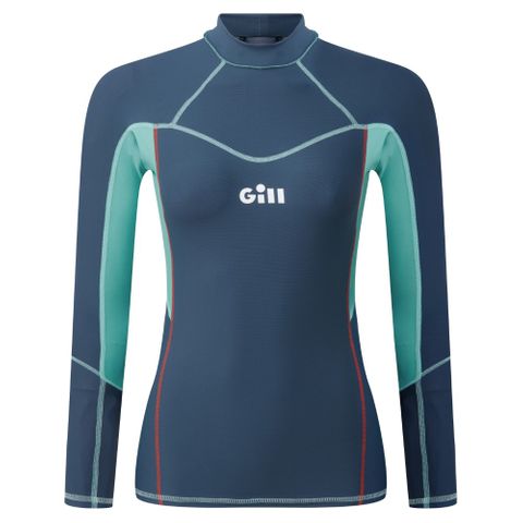 Pro Rash Vest L/Sleeve Women's Ocean 14