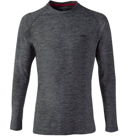 Men's Long Sleeve Crew Neck Ash Melange XS