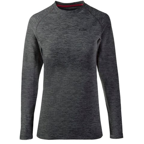 Women's Long Sleeve Crew Neck Ash Melange 10