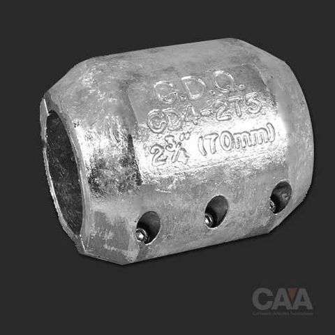 CDZ4-275 Zinc 2 3/4 Shaft Anode H/Dutyy