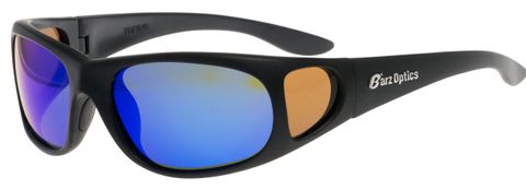 Tofino Black Acetate Blue Mirror