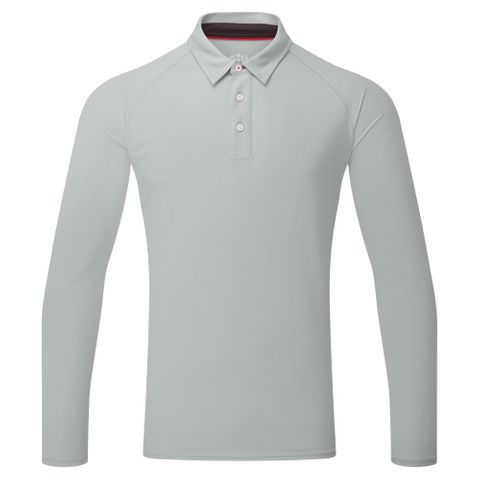 Gill Sunshirt Mens UV Tec Polo LS Med Grey XXL