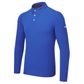 Gill Sunshirt  Mens UV Tec Polo LS Blue XS