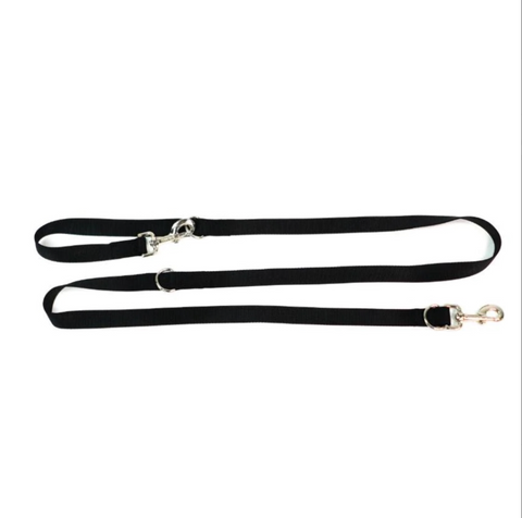 Nylon Tube Leash Black