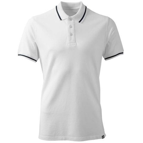 Men's Crew Polo Shirt White XS