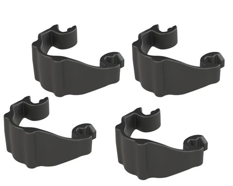 HEXX Tube Cable Clip 4 pack