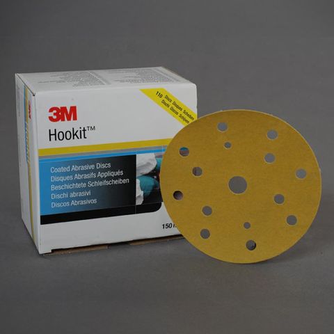Hookit Gold Abrasive Disc 216U, 150 mm, 15 Hole