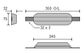 CDZ1-103-125S Zinc Strap Anode 3.6Kg