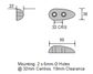 CDZ3-3.5H Zinc Anode Tear Drop 0.2Kg