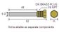 CDZ9-063 Zinc Pencil and Brass Plug Combination