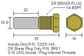 Cdz9-147 Combo Brass Plug & Zinc Pencil