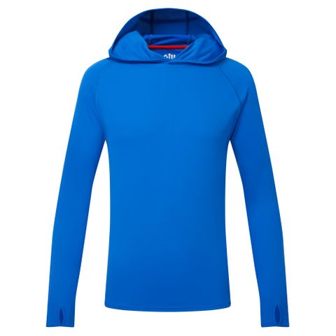 Junior UV Tec Hoody Tidal Blue JS