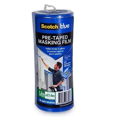 ScotchBlue Pre-Taped Film Dispenser Refilm1.8m x 27.4