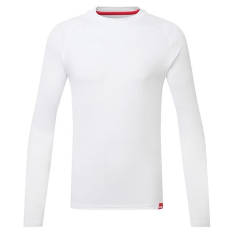 Junior UV Tec LS Tee White JS