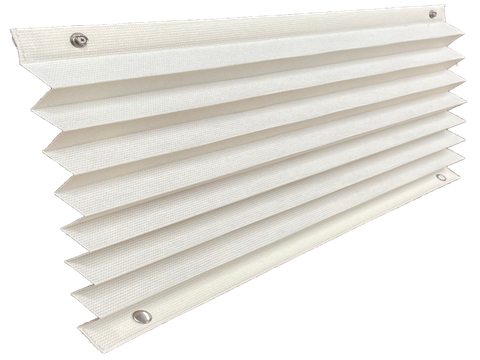 SEASHADE Pleated LP-2 508x305mm Grey Top Wall w Poppers