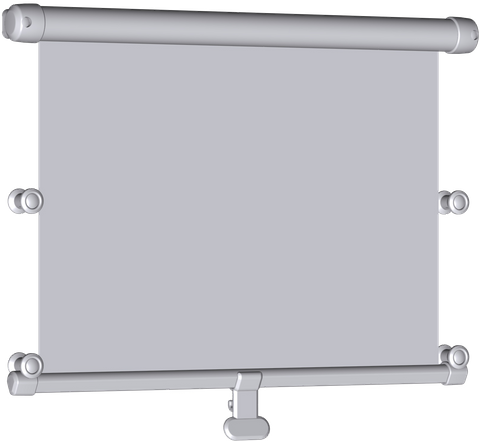 MINI White Size 2 381x240mm Wall-Mount with Finger Grip
